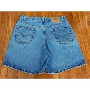 VTG 90s Men Levi's 550 USA cotton baggy denim jeans shorts jorts, 36